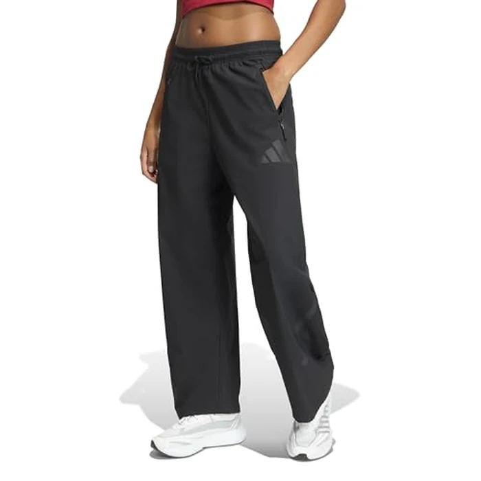 adidas Women's Z.n.e. Woven Pants, Black, Medium by adidas - Image 1