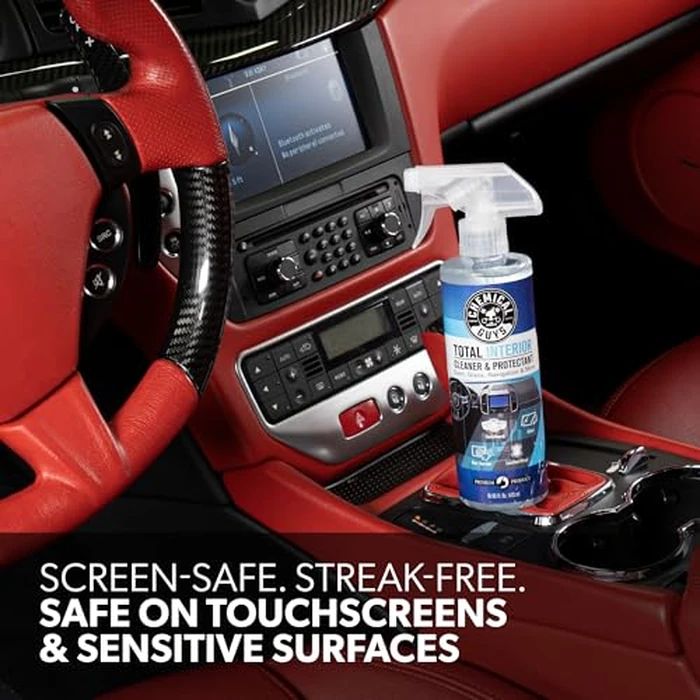 Chemical Guys Total Interior Cleaner & Protectant - Chemical Guys Interior Cleaner, Cleans & Protects Leather, Vinyl, Plastic, Rubber, Glass with a Streak-Free Finish - Cars, Trucks, SUVs, RVs, 32 oz by Chemical Guys - Image 6