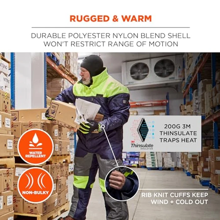 Ergodyne N-Ferno 6475 Insulated Freezer Suit, Cold Storage Work Coveralls by Ergodyne - Image 4