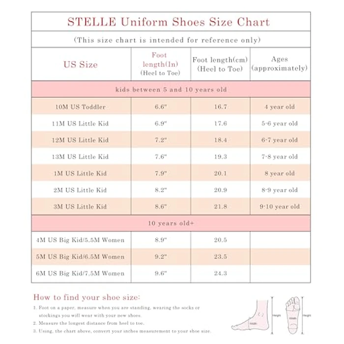 Stelle Girls Mary Jane Shoes Black School Uniform Flats Dress Shoes Oxford Church Music Recitals(Little/Big Kids)(Black,12ML) by Stelle - Image 5