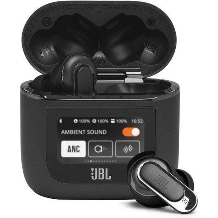 JBL Tour Pro 2 True Wireless Noise Cancelling Earbuds - Black by JBL - Image 1