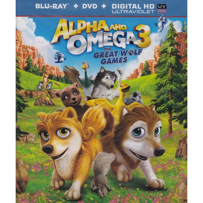Alpha And Omega 3: The Great Wolf Games [DVD + Blu-ray + Digital HD] by Lionsgate - Used - Good condition - US$6.98