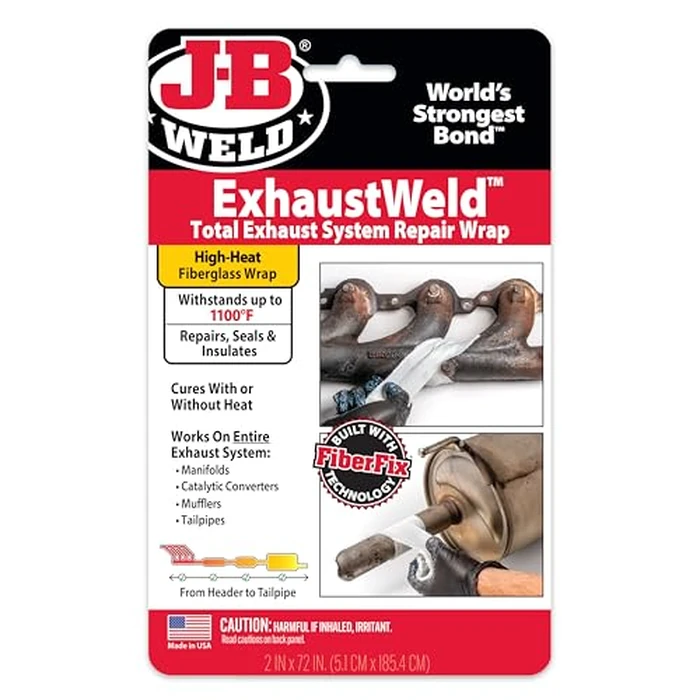 J-B Weld ExhaustWeld 2" x 72" Repair Wrap, White by J-B Weld - Used - Very Good condition - US$12.55