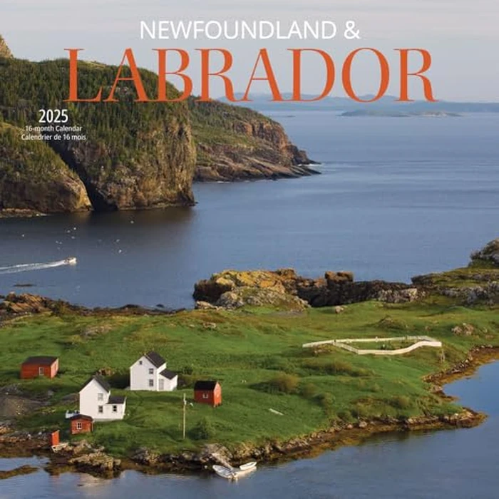Newfoundland & Labrador | 2025 12 x 24 Inch Monthly Square Wall Calendar | Wyman Publishing | Canadian Regional Travel by BrownTrout Publishers Ltd. - Used - Like New condition - CA$4.80