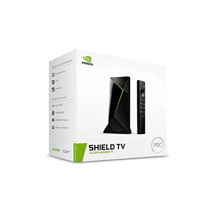 NVIDIA SHIELD Android TV Pro | 4K HDR Streaming Media Player, High Performance, Dolby Vision, 3GB RAM, 2x USB, Works with Alexa, Black by NVIDIA - Image 1