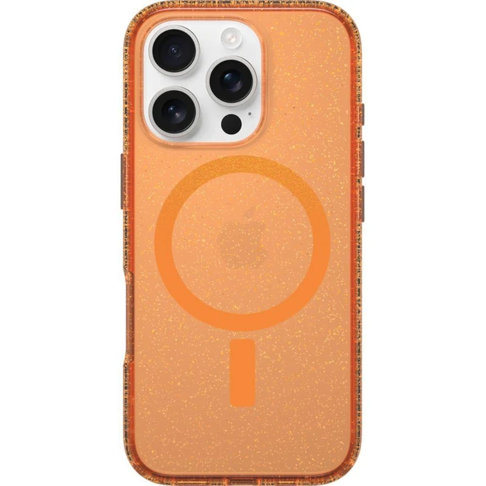 OtterBox Symmetry Series Clear Phone Case with MagSafe for iPhone 16 Pro Max - Encore (Orange) - Brand New by OtterBox - Image 2