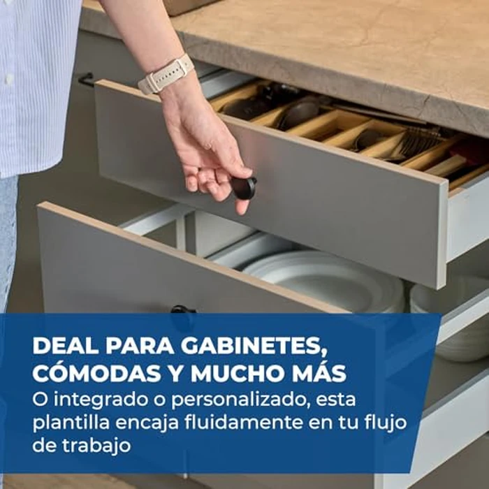 Kreg KHI-Slide Drawer Slide Jig - Drawer Slide Jig Kit - Drawer Slide Tool - for Cabinets, Drawers, Desks & More - Easily Install Drawer Slides - Set of 2 by Kreg - Image 9