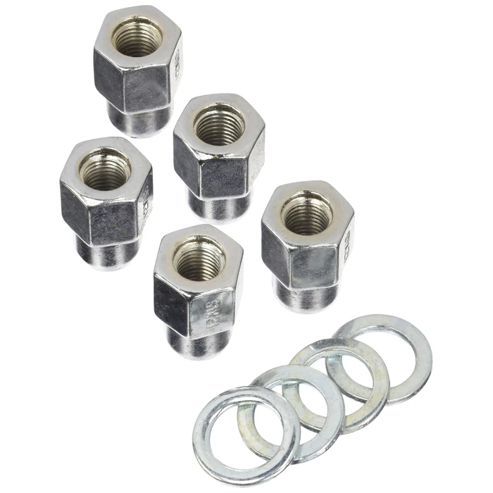 Weld Racing 601-1452 Lug Nuts 12mm x 1.5 RH Open End w/Washers (5pk) by Weld Racing - Used - Very Good condition