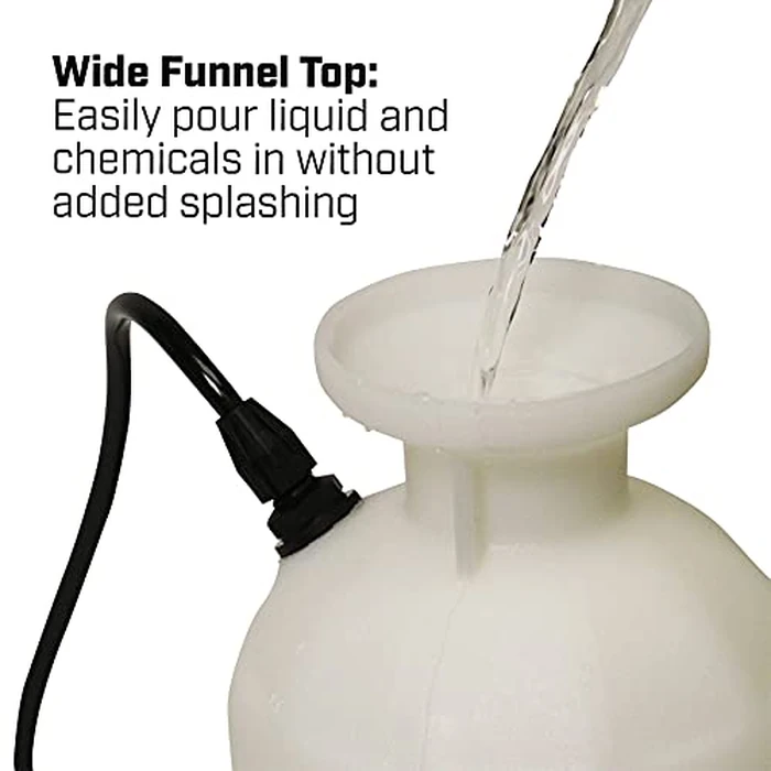 Chapin 20541 Pump Sprayer, 1‑Gallon, Foaming, Lawn & Garden, Translucent Poly Tank, Adjustable Nozzles, Anti‑Clog Filter, 12" Wand & 34" Reinforced Hose for Weed, Pest & Fertilizer Applications by Chapin International - Image 3