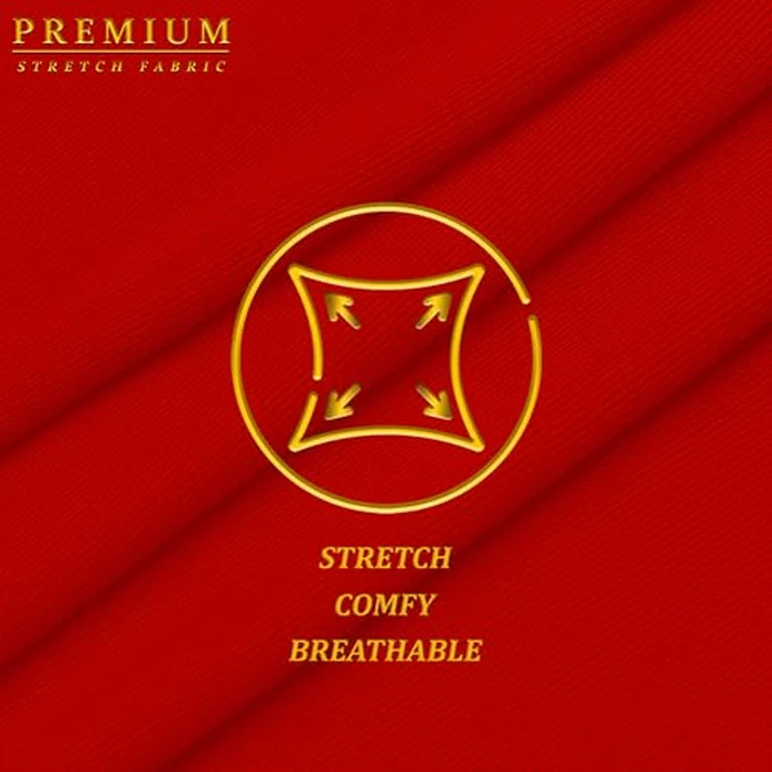 Hybrid & Company Womens Elegance V Neck Stretch Chic Bandage Dress DRBDY420 RED L by Hybrid & Company - Image 2