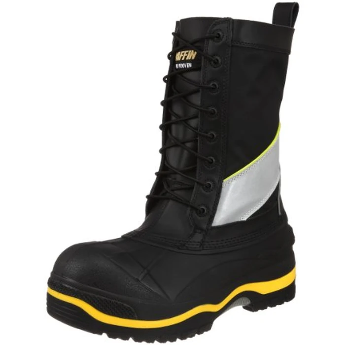 Baffin Men's Constructor (STP)-100c Lace-Up Safety Boot, Black/Hi-Viz, 5 3E US by Baffin - Used - Very Good condition - CA$73.20
