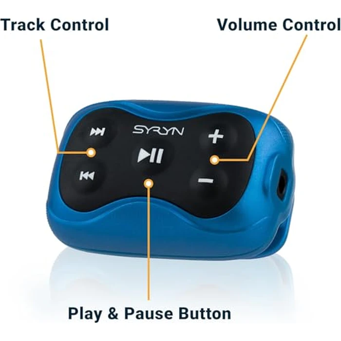 100% Waterproof SYRYN Swimbuds Flip Bundle for Swimming with Music | Enjoy Up to 2,000 Songs or 138 Hours of Audio | Drag and Drop MP3, AAC, M4a, FLAC Using PC or Mac | No Apple Music, No Spotify by Swimbuds - Image 4