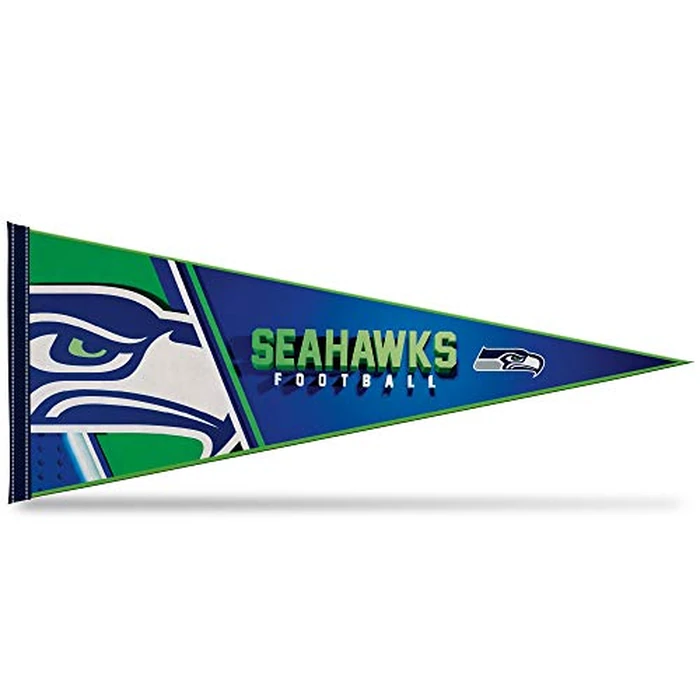 Rico Industries NFL Football Seattle Seahawks Primary 12" x 30" Felt Wall Décor Pennant - Great for by Rico Industries - Used - Like New condition