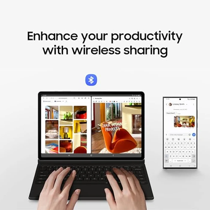 SAMSUNG Galaxy Tab S10+ Book Cover Keyboard AI Key, Detachable Platform, PC-Like Experience, Adjustable Viewing Angles, Wireless Keyboard Sharing, US Version, Black by Samsung - Image 8
