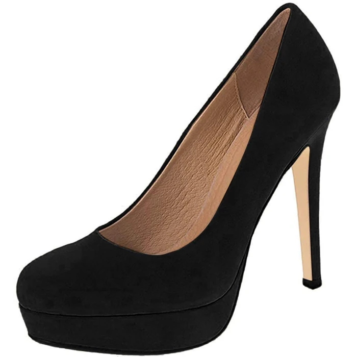 Chinese Laundry Women's Wow Platform Dress Pump, Black Suede, 10 by Chinese Laundry - Image 1
