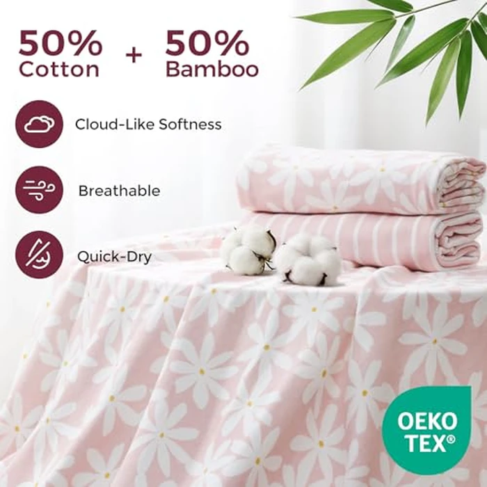 Momcozy Baby Towel with Hooded - Ultra Soft & Absorbent Large Bath Towel Set for Comfort & Gentle on Baby's Skin - Shower Gift & Bath Essential & Baby Registry Search for Newborn,Infant,Toddler,Kids by Momcozy - Image 2