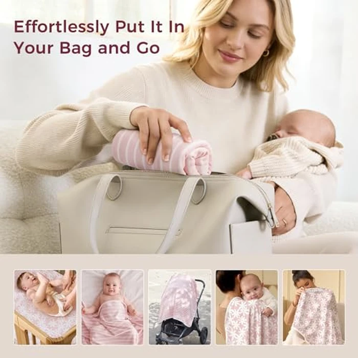 Momcozy Baby Towel with Hooded - Ultra Soft & Absorbent Large Bath Towel Set for Comfort & Gentle on Baby's Skin - Shower Gift & Bath Essential & Baby Registry Search for Newborn,Infant,Toddler,Kids by Momcozy - Image 8