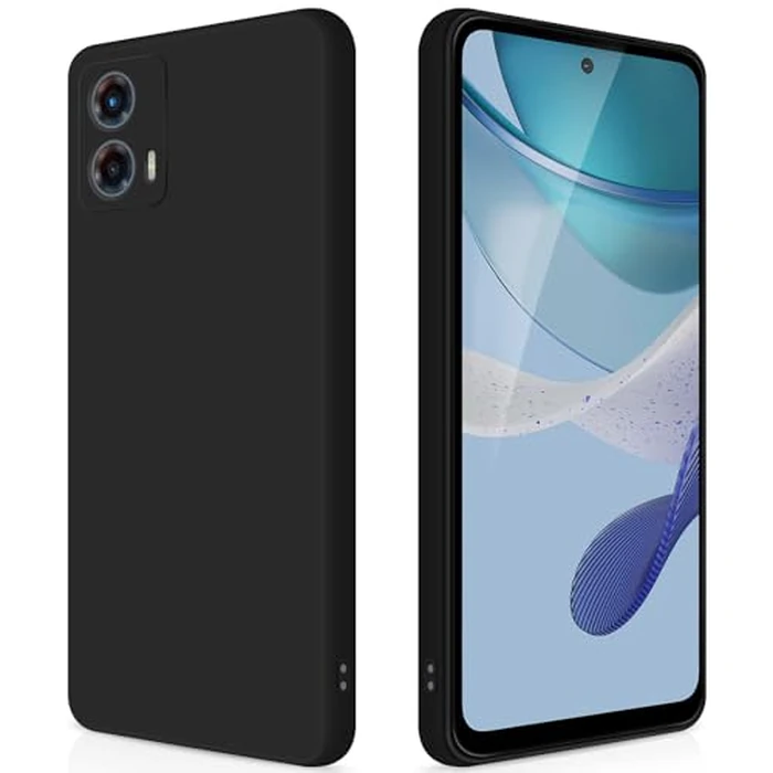 GiiYoon Case Compatible with Motorola Moto G 5G 2023, Silky-Soft Touch Full-Body Protective Phone Silicone Case, Shockproof Cover with Microfiber Lining, Black by GiiYoon - Used - Like New condition - CA$7.36