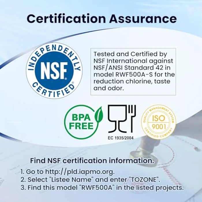 GOLDEN ICEPURE 4396508 Refrigerator Water Filter Replacement for EveryDrop Filter 5, EDR5RXD1, 4392857, 4396510, Clch100, 46-9010, NLC240V, 8212491, WF285 3PACK by GOLDEN ICEPURE - Image 3
