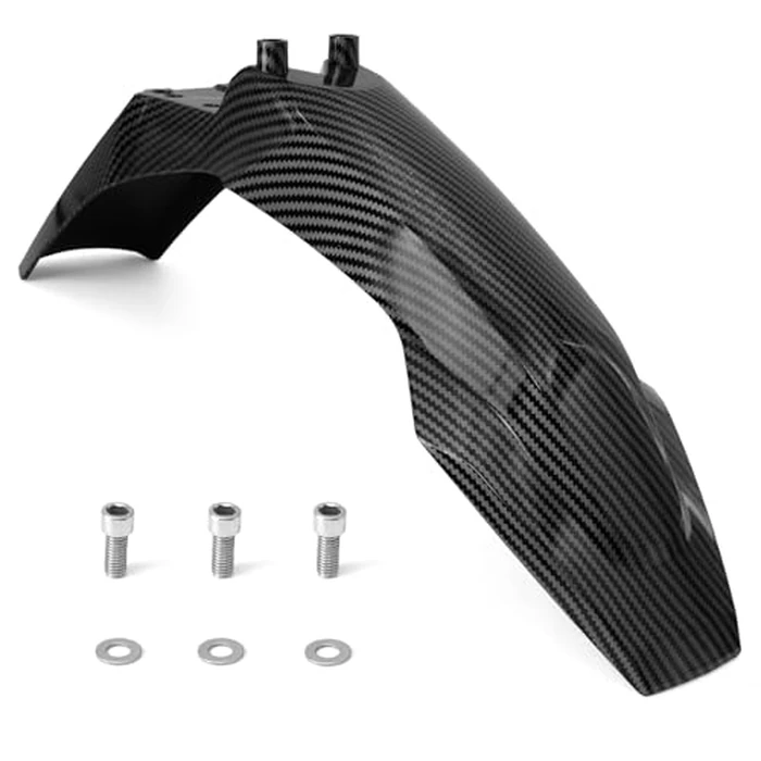 Esttlamer Electric Dirt Bike Front Fender Compatible with Tuttio Soleil 01 E-Bike Mud Guard Replacement for Tutti Soleil01 Mudguard, Imitation Carbon Fiber Texture by Esttlamer - Image 1