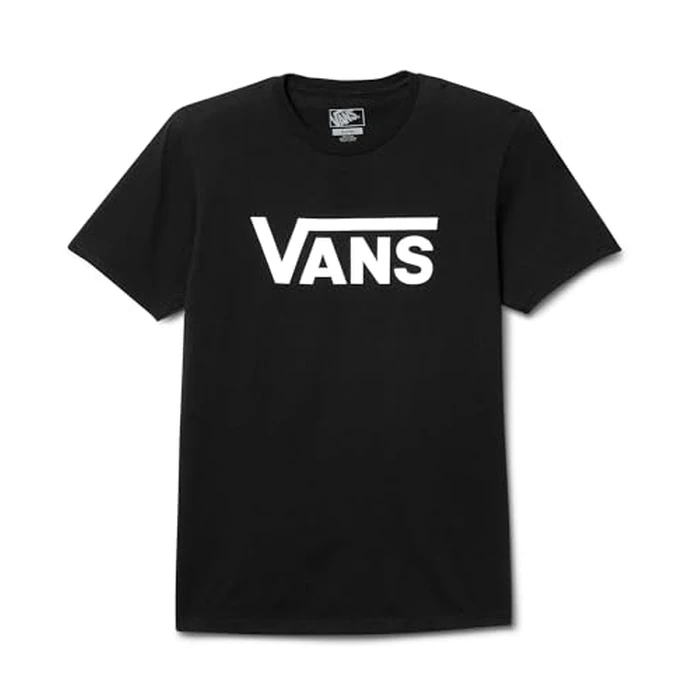 Vans Men's Classic Drop V Short-Sleeve Crew Tee, Black/White, X-Large by Vans - Used - Like New condition - US$18.62