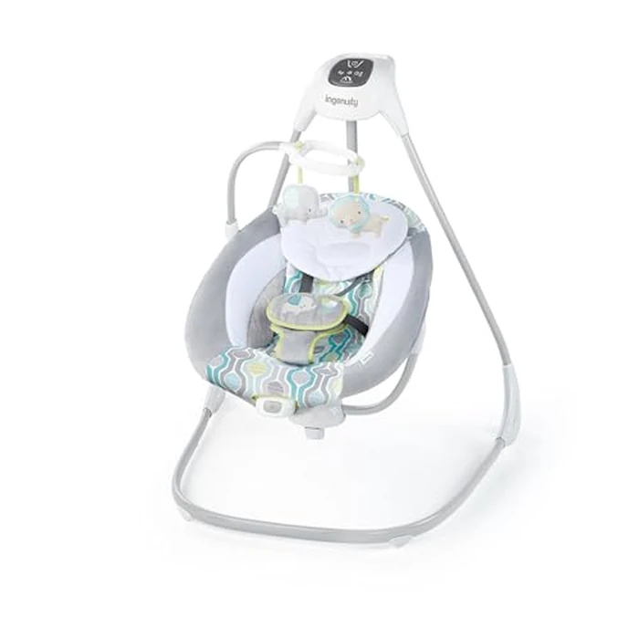 Ingenuity Simple Comfort Cradling Swing, Everston by Ingenuity - Used - Like New condition - CA$110.05