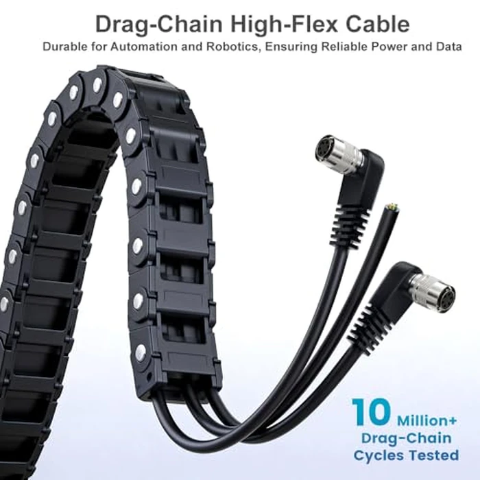 Alvin's Cables HR10A-7P-6S Hirose 6 Pin Female to Open End Power I/O Cable for Sony CCD, Basler, Keyence, Cognex, Baumer, Hikvision Industrial Camera, High Flex Shielded A-Type 9.84ft/3m by Alvin's Cables - Image 2