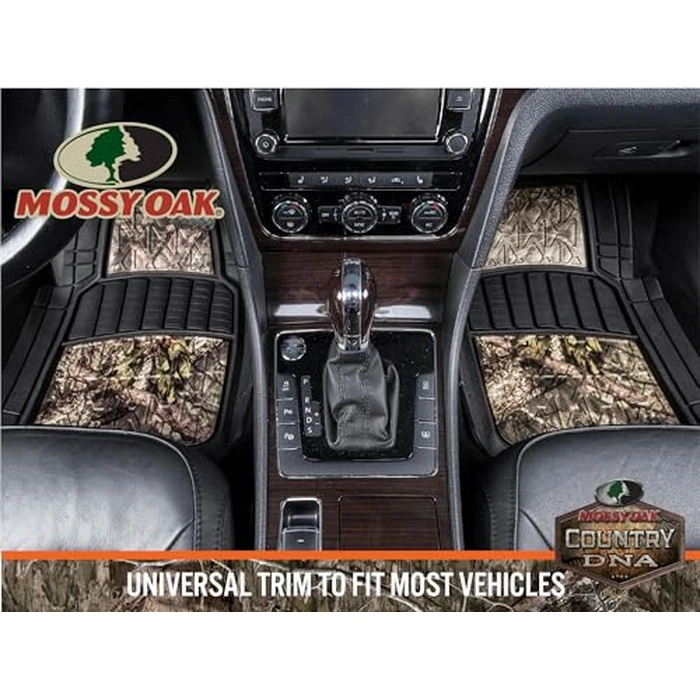 Mossy Oak Camo Trimmable Floor Mats - All Weather Protection - Trim to Fit for Car, SUV, Van, Trucks - Official Licensed Product (4 Pcs) by Mossy Oak - Image 2