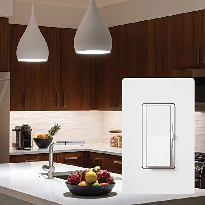 Lutron Diva Electronic Low Voltage Dimmer | 300-Watt, Single-Pole or 3-Way | DVELV-303P-WH, White by Lutron - Image 3