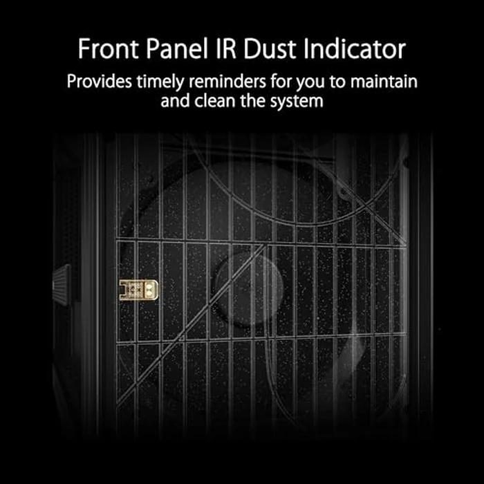 ASUS ProArt PA602 E-ATX PC Case 420mm Radiator Support, Dual 200mm Built-in Fans, Front Panel IR dust Indicator, Power Lock Latch, Tool-Less PCIe mounting & GPU Holder, 20Gbps USB-C Front I/O by ASUS - Image 8