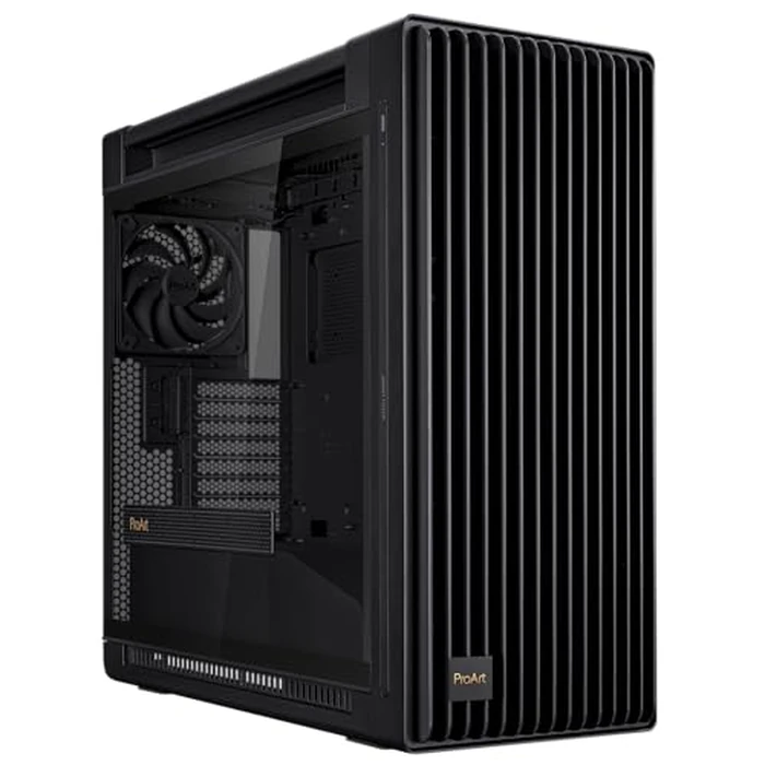 ASUS ProArt PA602 E-ATX PC Case 420mm Radiator Support, Dual 200mm Built-in Fans, Front Panel IR dust Indicator, Power Lock Latch, Tool-Less PCIe mounting & GPU Holder, 20Gbps USB-C Front I/O by ASUS - Image 9