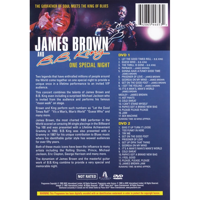 James Brown and B.B. King: One Special Night by Trinity - Image 2