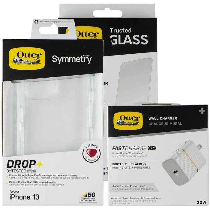 OtterBox Protection + Power Kit Bundle for iPhone 13 - Clear by OtterBox - Image 2