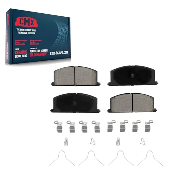 CMX Front Ceramic Disc Brake Pads CMX-D242 Replacement For Toyota Tercel Corolla MR2 Celica Paseo Camry Chevrolet Nova Geo Prizm by CMX - Used - Good condition - CA$10.66