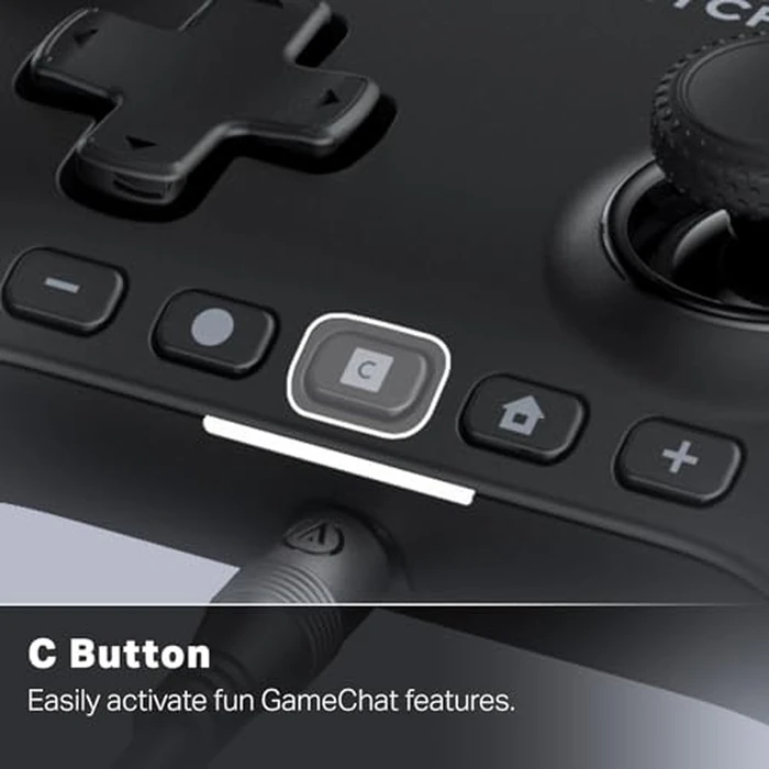 PowerA Advantage Wired Controller for Nintendo Switch 2 - Black, Officially Licensed, Hall Effects, Mappable Buttons, Pro Controller, C Button, On-board Audio Controls by Power A - Image 5