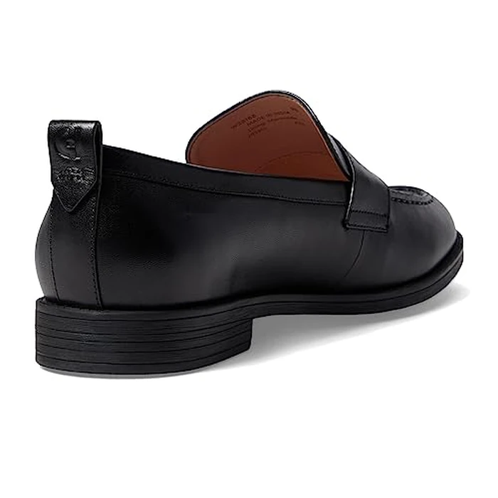 Cole Haan Women's Stassi Penny Loafer, Black Leather, 7-C US by Cole Haan - Image 6