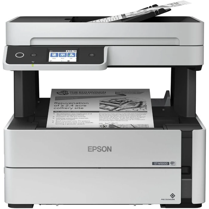 Epson WorkForce ST-M3000 Monochrome MFP Supertank Printer - White by Epson - Image 1