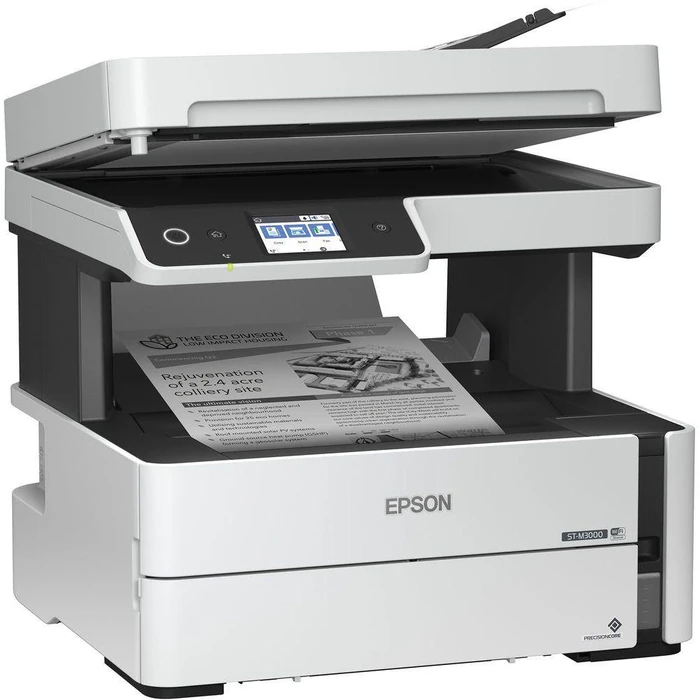Epson WorkForce ST-M3000 Monochrome MFP Supertank Printer - White by Epson - Image 2