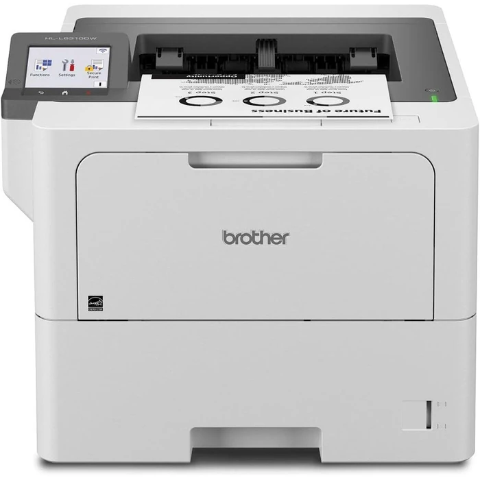 Brother HL-L6310DW Enterprise Monochrome Laser Printer - Gray by Brother - Refurbished - Excellent condition
