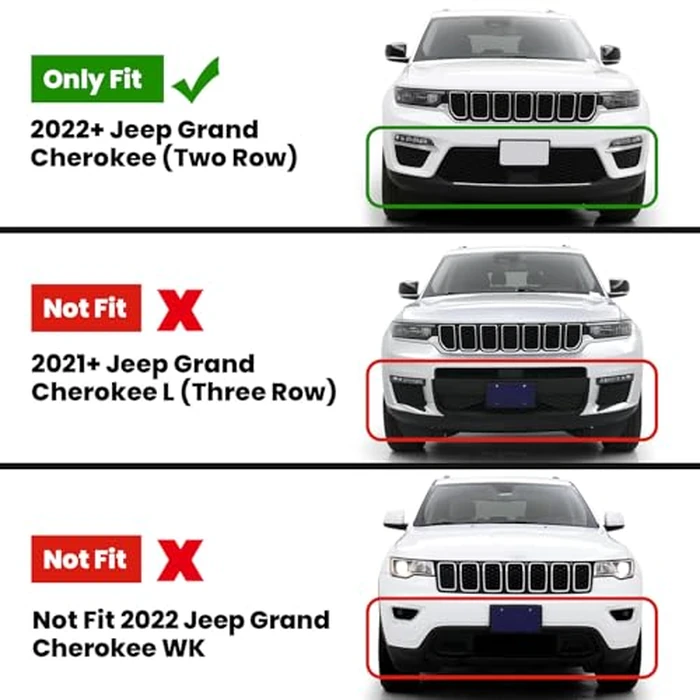 LASFIT Floor Mats & Trunk Mat for Jeep Grand Cherokee WL 2022-2025 2026 5-Seat (Include 4xe, NOT for L), All Weather TPE Custom Fit Car Mats Floor Liners Cargo Liner Cargo Mat Black by LASFIT - Image 2