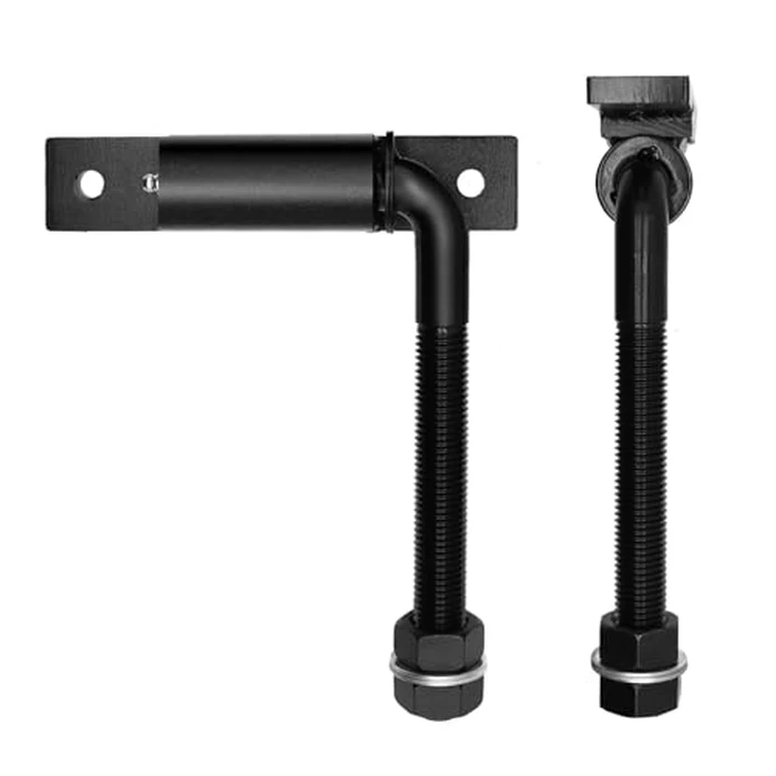 Heavy Duty 3/4" J-Bolt Gate Hinge, 7 Inch Adjustable Hinge, Supports Up to 1100 lbs, Weld-On Design for Wooden & Metal Gates, Farm Fence, Driveway Use (2 Pack) by JEXIFY - Image 6