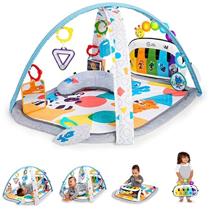 Baby Einstein 4-in-1 Kickin' Tunes Music and Language Play Gym and Piano Tummy Time Activity Mat by Baby Einstein - Used - Good condition - CA$46.18