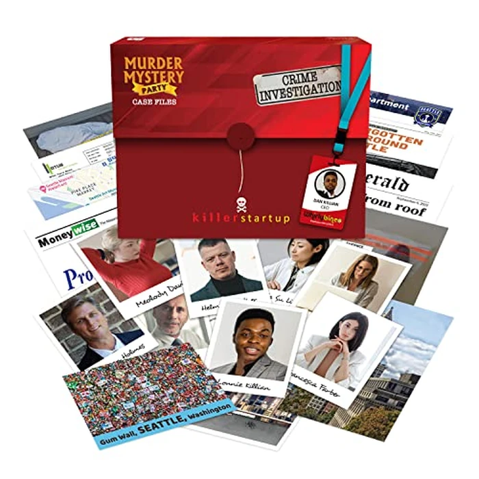 Murder Mystery Party Case Files: Killer Startup for 1 or More Players Ages 14 and Up by Murder Mystery Party - Image 1