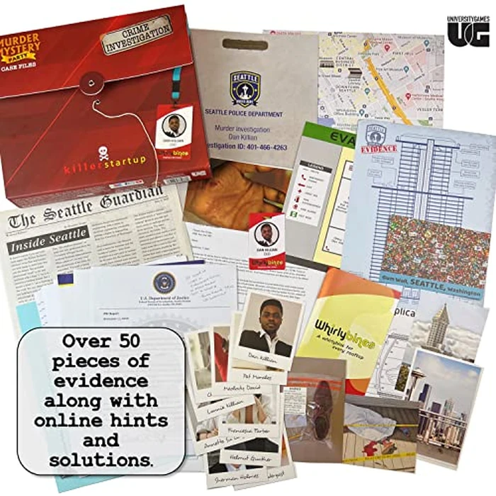 Murder Mystery Party Case Files: Killer Startup for 1 or More Players Ages 14 and Up by Murder Mystery Party - Image 6