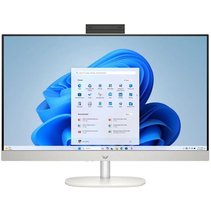 HP 27-cr2000t AIO Desktop PC 27" - Intel Core Ultra 5 225U 1.5GHz - 1TB - Shell White - 16GB RAM - 27 Inch by HP - Refurbished - Excellent condition - US$813.98