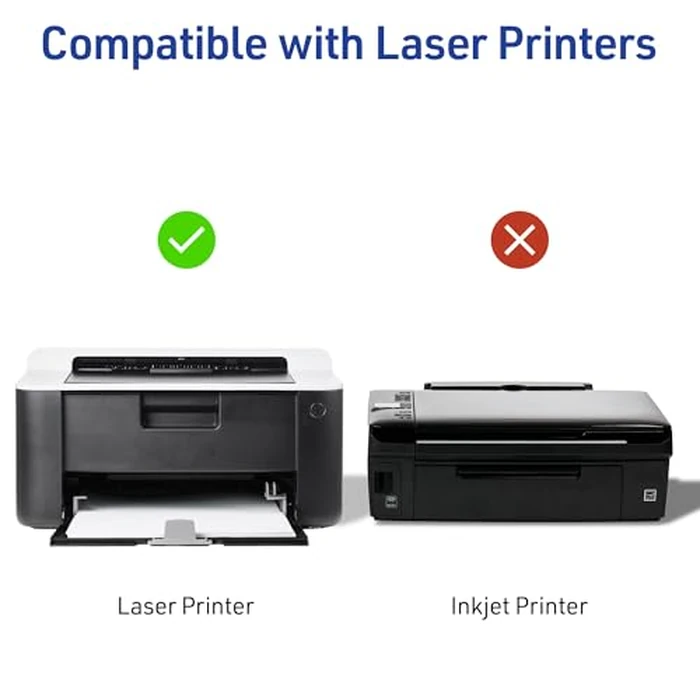 Avery Full-Sheet Printable Shipping Labels, 8.5" x 11" Customizable Stickers, White, 100 Blank Mailing Labels, Great for Mailing, Shipping, Organizing, and More (5165) by Avery - Image 8