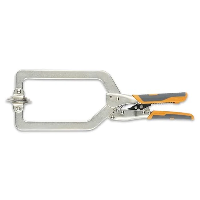 BORA Auto Adjust 6 inch Locking Vise Grip Clamp - Heavy Duty Multi Purpose Welding Clamps with Comfortable Grips Perfect C Clamp for Woodworking, Welding, and Metalworking by BORA - Image 1