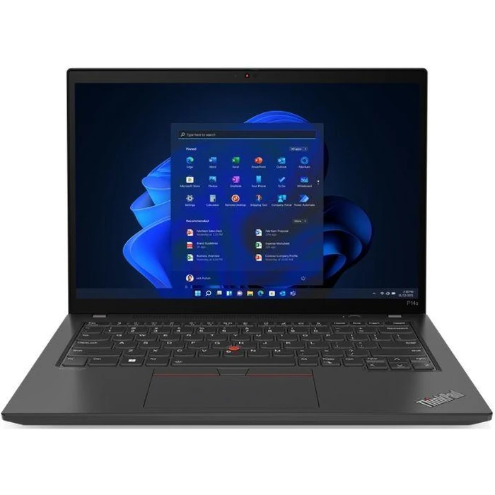 Lenovo ThinkPad P14s Gen 3 (Intel) Mobile Workstation Laptop 14" - Black - Intel Core i7-1270P 3.5GHz - 16GB RAM - 512GB by Lenovo - Image 1