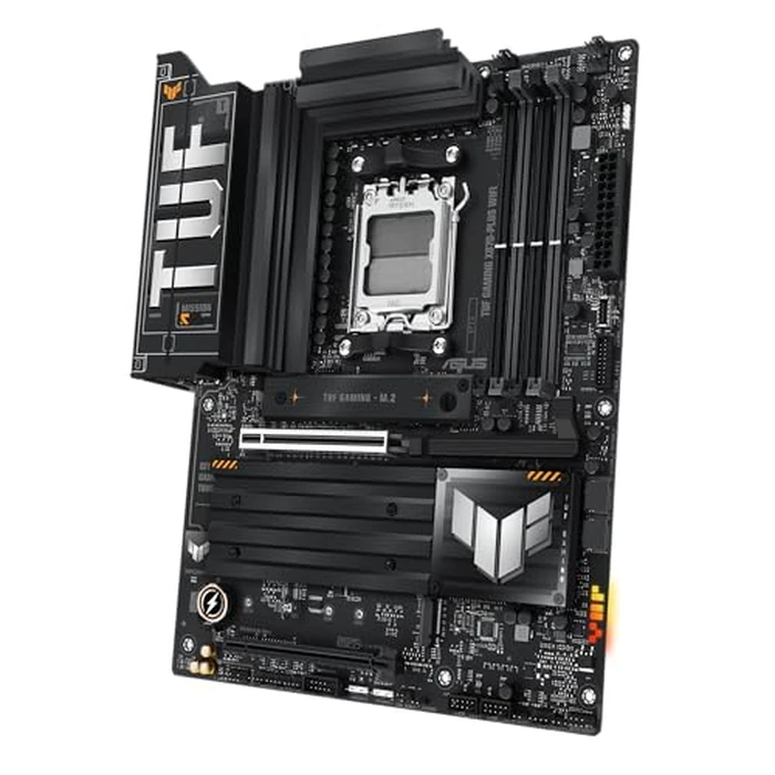 ASUS TUF Gaming X870-PLUS WiFi AMD AM5 X870 ATX Motherboard, 16+2+1, 80A SPS Power Stages, DDR5, PCIe 5.0 Ready, Four M.2 Slots, Wi-Fi 7, 2.5Gb LAN, HDMI, USB4(R) 40Gbps, SATA 6 Gbps, USB 20Gbps Type-C by ASUS - Image 9