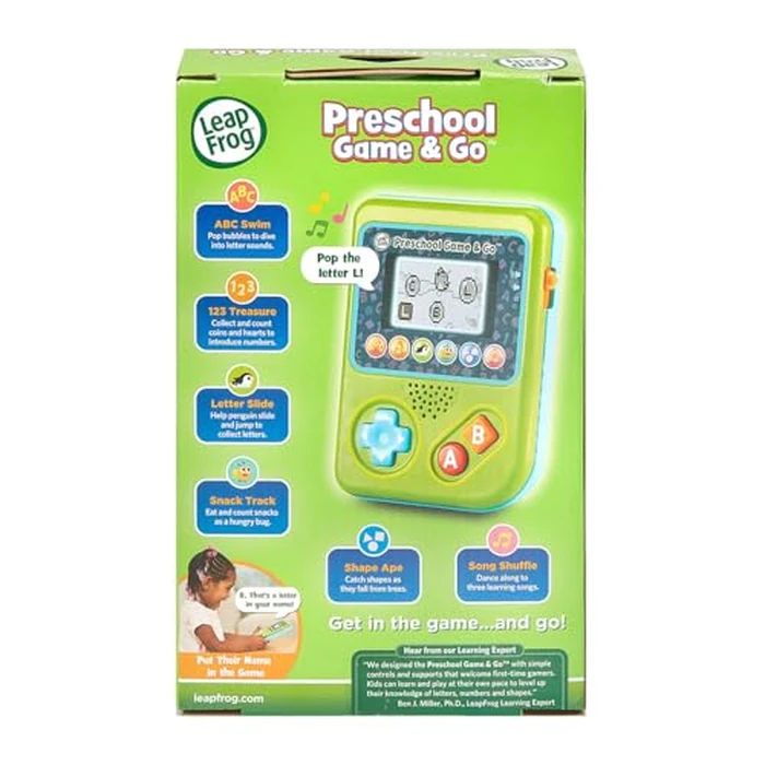 LeapFrog Preschool Game and Go Handheld Video Game Toy, Green by LeapFrog - Image 9